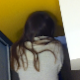 A daring, but lucky cameraman records an unsuspecting girl taking a shit in a public restroom while peeking over the stall wall. Very nice plopping sounds! Presented in 720P HD quality. Over 2 minutes.